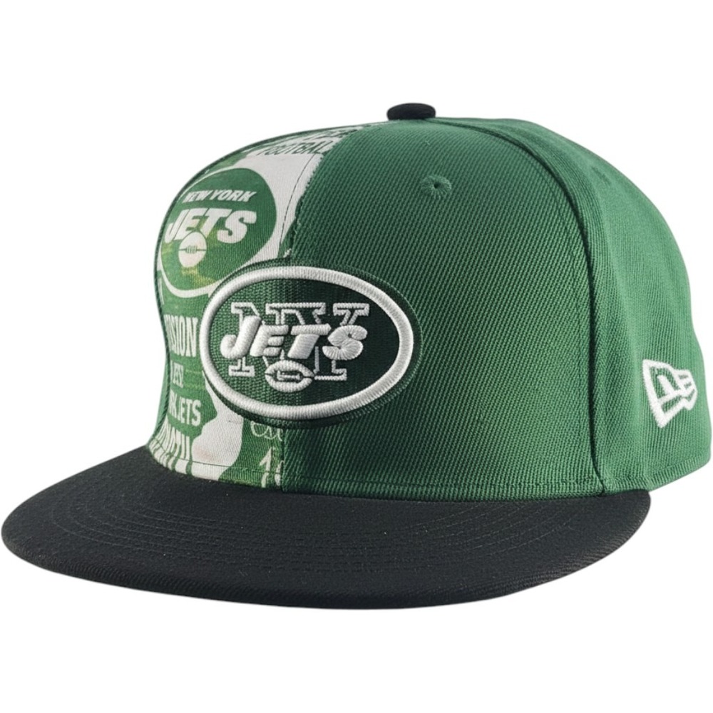 NEW YORK JETS New Era 9FIFTY Team‎ Color Snapback Hat NFL Casual Sportswear OS